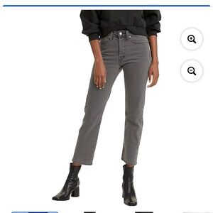 Levi's Gray Ankle & Cropped Jeans